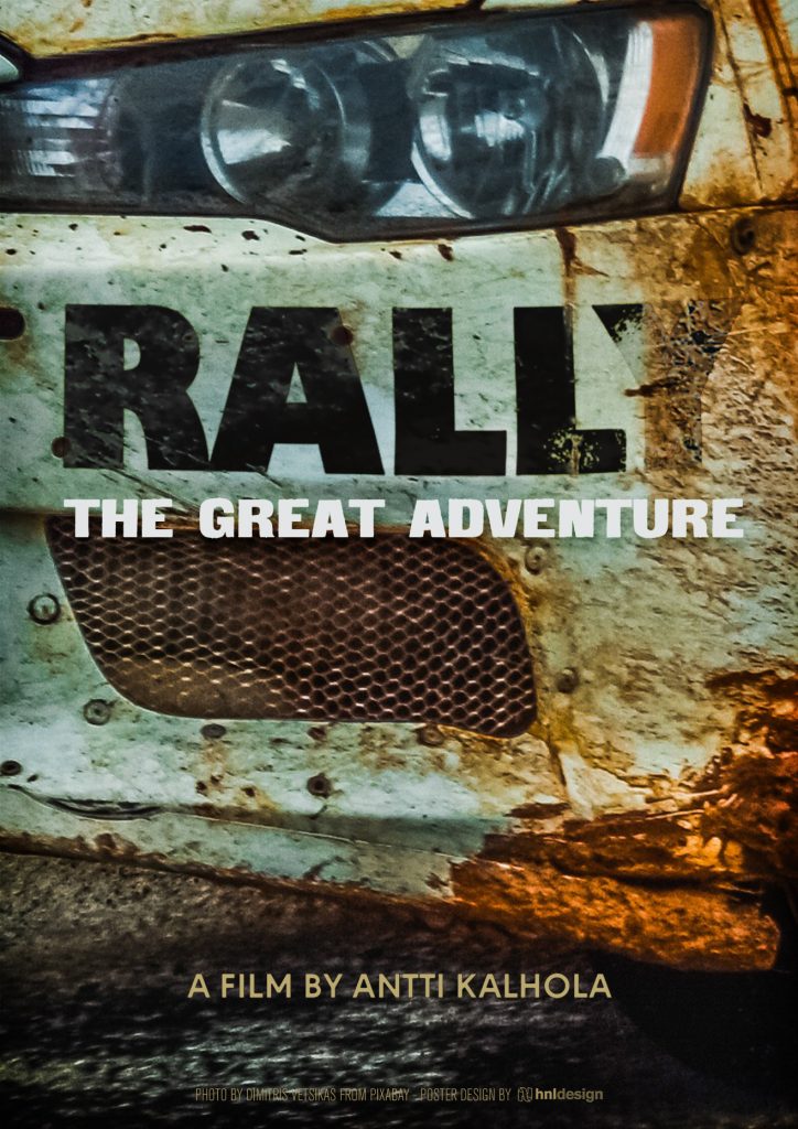 Poster for Antti Kalhola's "Rally - The Great Adventure"